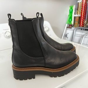 Sam Eldman Womens Boots Laguna WaterProof Lug Sole Chelsea Boot — Size 7.5